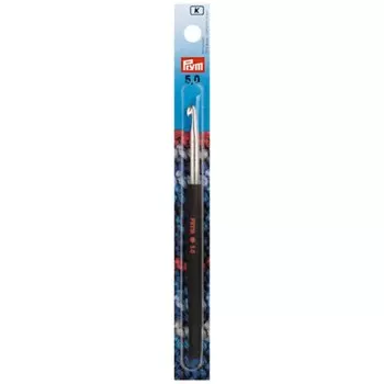 Крючок SOFT вязальный с мягкой ручкой, 5 мм/14 см