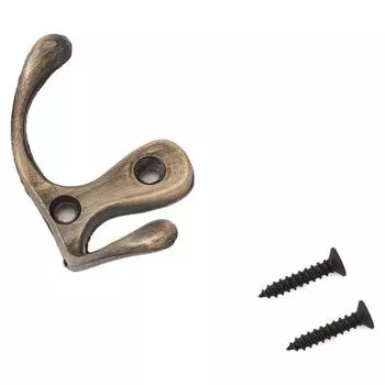 Крючок-вешалка "СТАНДАРТ" 002 AB, цвет бронза