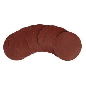 Круг абразивный шлифовальный под «липучку» ТУНДРА, 125 мм, Р120, 10 шт.