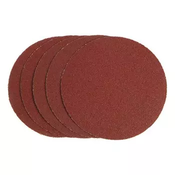 Круг абразивный шлифовальный под «липучку» ТУНДРА, 150 мм, Р80, 5 шт.