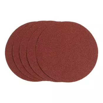 Круг абразивный шлифовальный под «липучку» ТУНДРА, 180 мм, Р40, 5 шт.