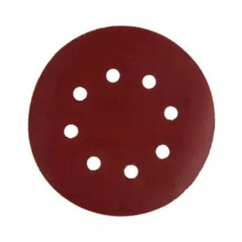 Круг абразивный шлифовальный под «липучку» ТУНДРА, перфорированный, 150 мм, Р400, 5 шт.