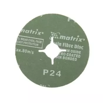 Круг фибровый Matrix 73901, Р24, 115х22 мм, ширина 0.5 мм, 5 шт.