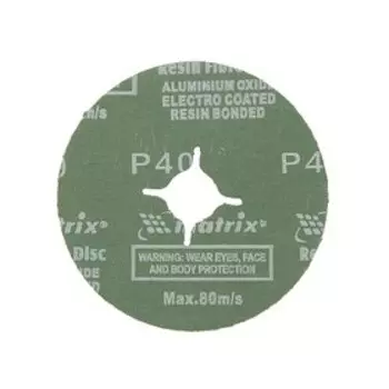 Круг фибровый Matrix 73902, Р40, 115х22 мм, ширина 0.5 мм, 5 шт.