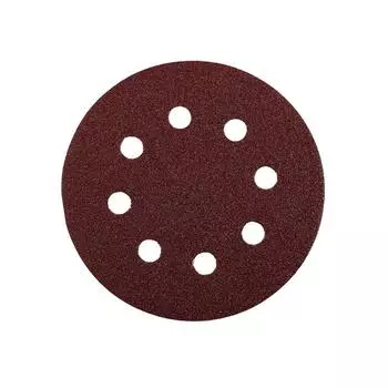 Круг шлифовальный KWB, d=125 мм, К240, липучка, оксид алюминия, 5 шт