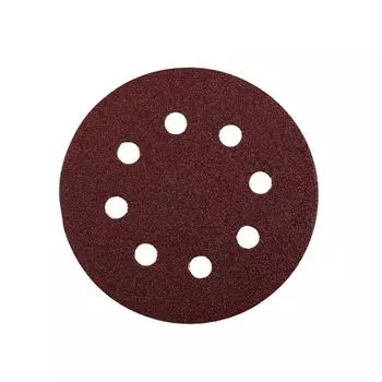 Круг шлифовальный KWB, d=125 мм, К80, липучка, 5 шт