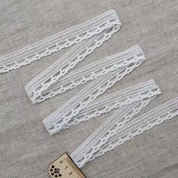 Кружево 24 мм/13,71 м (белый)