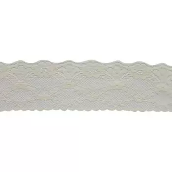 Кружево 60 мм/20ярд (18,28м) (светлый жёлтый)