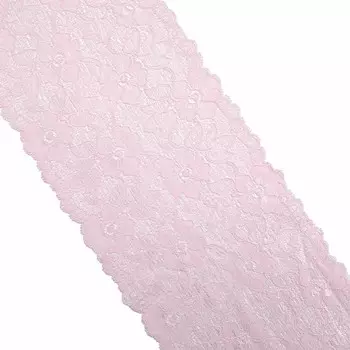 Кружево эластичное 16 см/9,14 м (14 розовый)