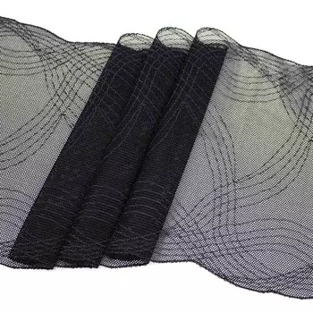 Кружево эластичное 20смx10м, черный