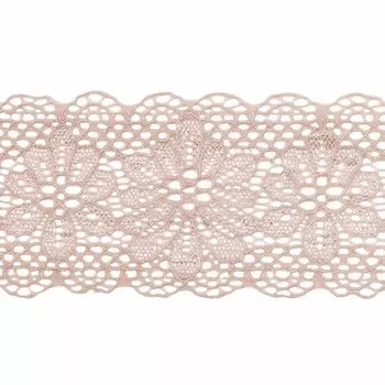 Кружево эластичное 6 см/13,72 м (005 карамель)