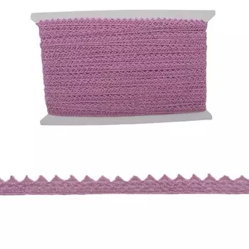 Кружево CL-001, 8 мм/20 м, (JD017 розовый)
