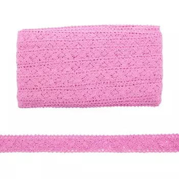 Кружево CL-103, 20 мм/20 м, (JD017 розовый)