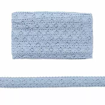 Кружево CL-103, 20 мм/20 м, (JD041 голубой)