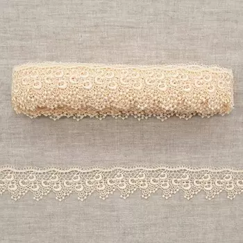 Кружево гипюр 4 см/13,72 м (0115 лимонный)