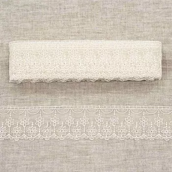 Кружево капрон 5,8 см/13,71 м 0574-2079 (А501 молочный)