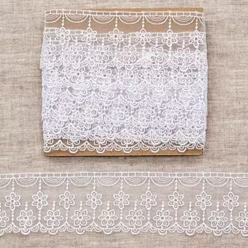 Кружево капрон 5,8 см/3,3 м (+/- 4 см) 0574-2079, белый