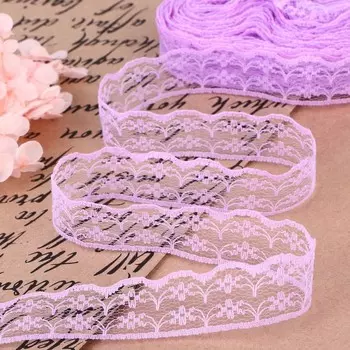 Кружево капроновое, 23 мм 10 ± 1 м, цвет сиреневый №32