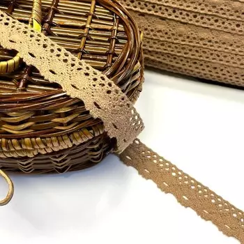 Кружево вязаное 05-6, размер 2,5 см, 1 м