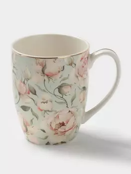 Кружка WY Pink O'hara, 350 мл, фарфор, зелёная