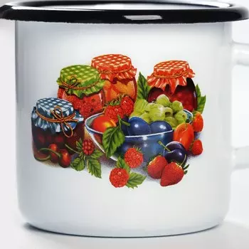 Кружка эмалированная «Варенье», 400 мл