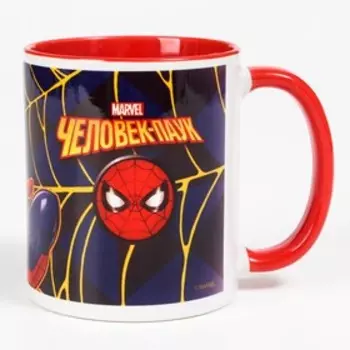 Кружка керамическая детская, сублимация, 320 мл «Супер-мен», Человек-паук МИКС