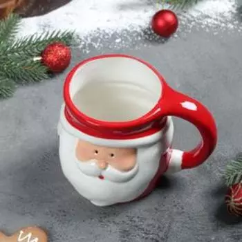 Кружка Доляна «Дедушка Мороз», 450 мл