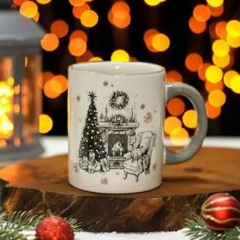 Кружка Доляна «Хюгге», 300 мл, цвет белый