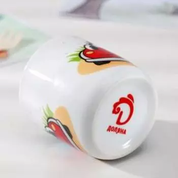 Кружка детская Доляна «Машинка», 230 мл, керамика, белая