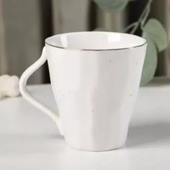 Кружка Доляна «Млечный путь», 300 мл, фарфор, белая