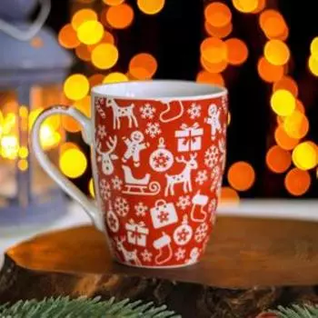 Кружка Доляна «Новый год», 350 мл