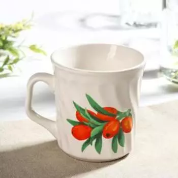 Кружка Доляна «Облепиха», 230 мл, 9,5×7×6,7 см