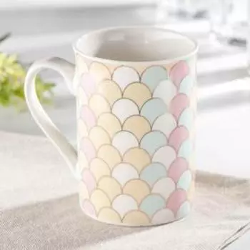 Кружка Доляна «Радужная», 300 мл, фарфор