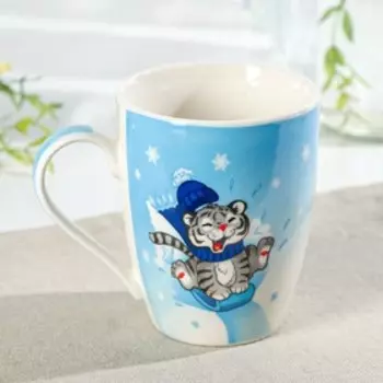 Кружка Доляна «Тигрёнок в кураже», 350 мл