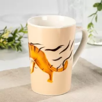 Кружка Доляна «Уходящий тигр», 380 мл