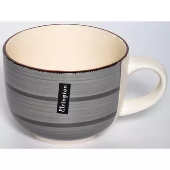 Кружка Elrington «Аэрограф. Светлый графит», керамика, 500 мл