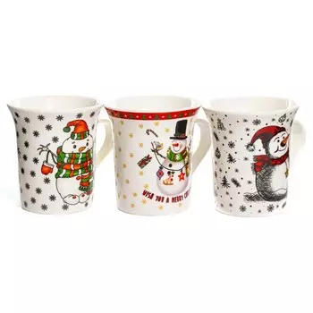 Кружка Elrington «Снеговичёк», 310 мл, цвет МИКС