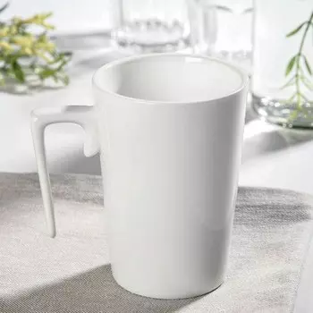 Кружка Wilmax, 320 мл, фарфор, белая