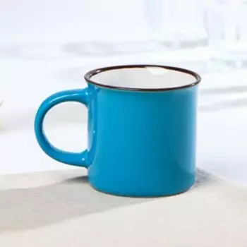 Кружка Доляна «Фламинго», 180 мл, керамика, синяя