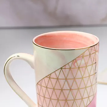 Кружка керамическая Дорого внимание «Геометрия», 350 мл