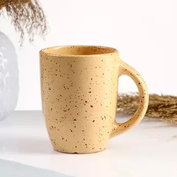 Кружка Борисовская керамика «Каракум», 350 мл, 8,511 см, жёлтая