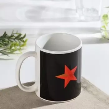 Кружка-хамелеон керамическая Доляна «Путеводная звезда», 350 мл