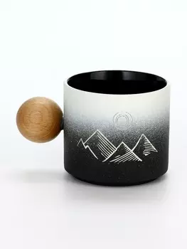 Кружка чайная керамическая «Путешествие в горах», 300 мл