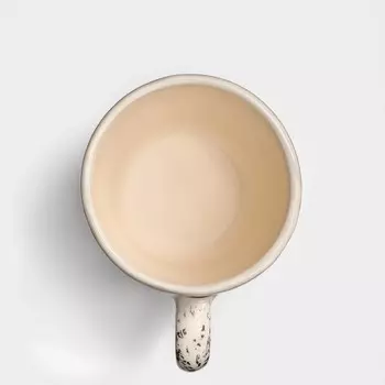 Кружка керамическая "Персия", 350 мл, серая, 1 сорт, Иран