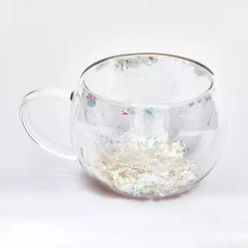 Кружка новогодняя с двойными стенками Snow, 300 мл