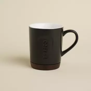 Кружка SL Home «Дольче фар ниенто», 400 мл, керамика, чёрная