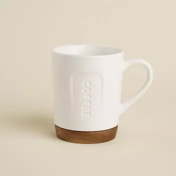 Кружка SL Home «Дольче фар ниенто», 400 мл, керамика, белая