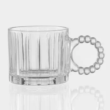 Кружка «Крис», 250 мл, 137 см, стекло, прозрачная