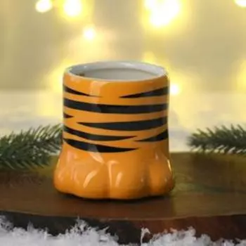 Кружка-лапка "Тигривое настроение", 350 мл