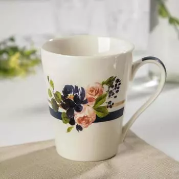 Кружка фарфоровая Magistro Gallery, 380 мл